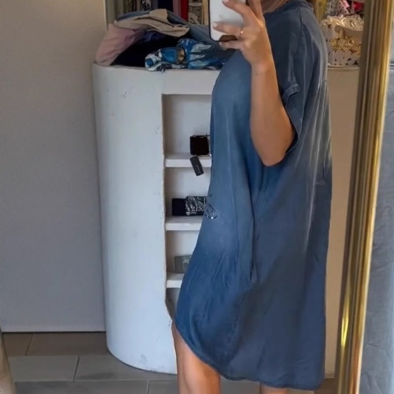 💖Rochie ușoară, casual, cu decolteu în V