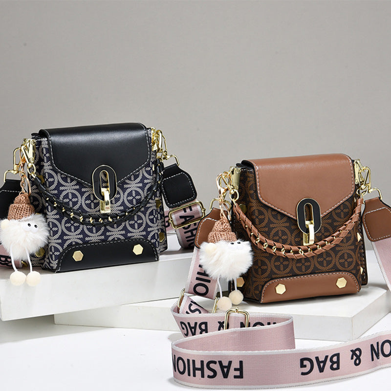 Geantă crossbody din piele la modă pentru femei