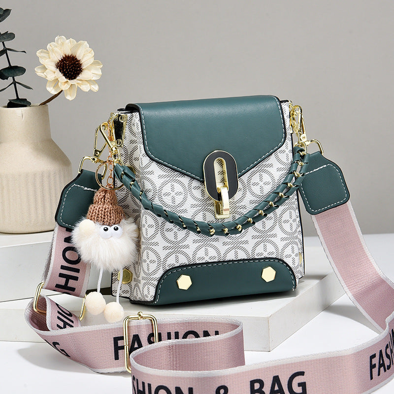 Geantă crossbody din piele la modă pentru femei