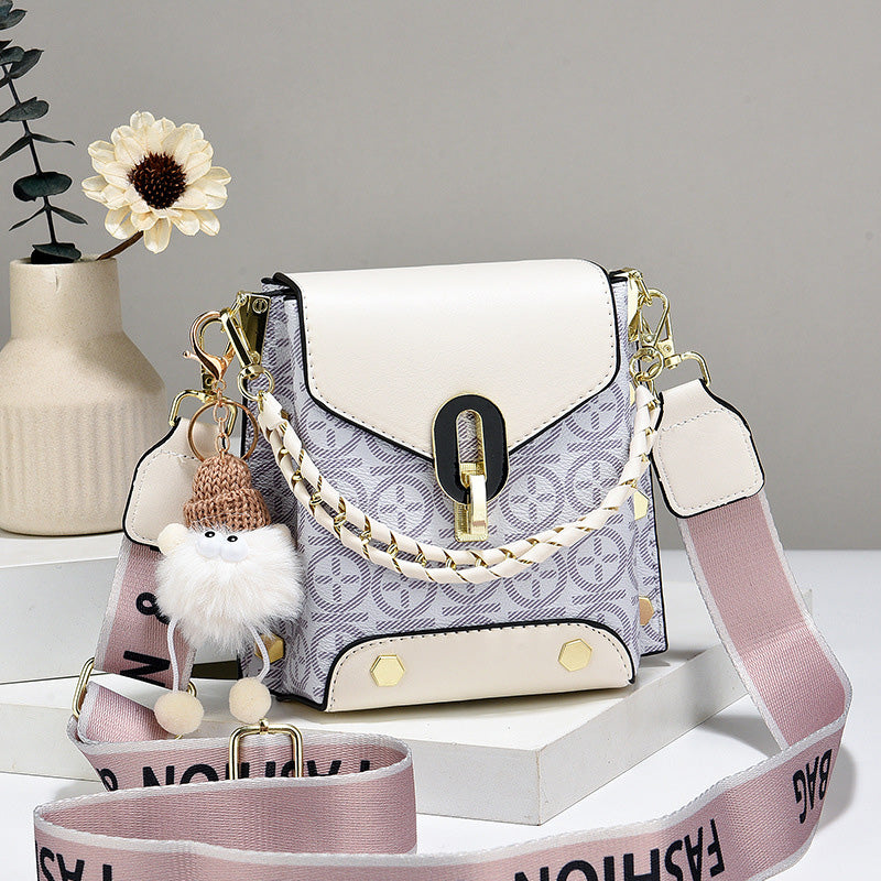 Geantă crossbody din piele la modă pentru femei