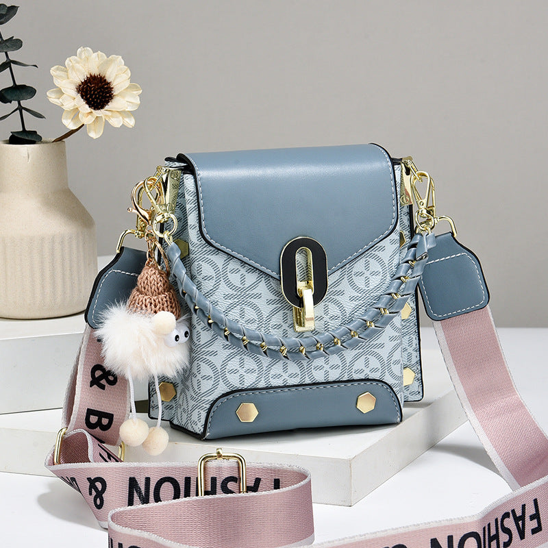 Geantă crossbody din piele la modă pentru femei