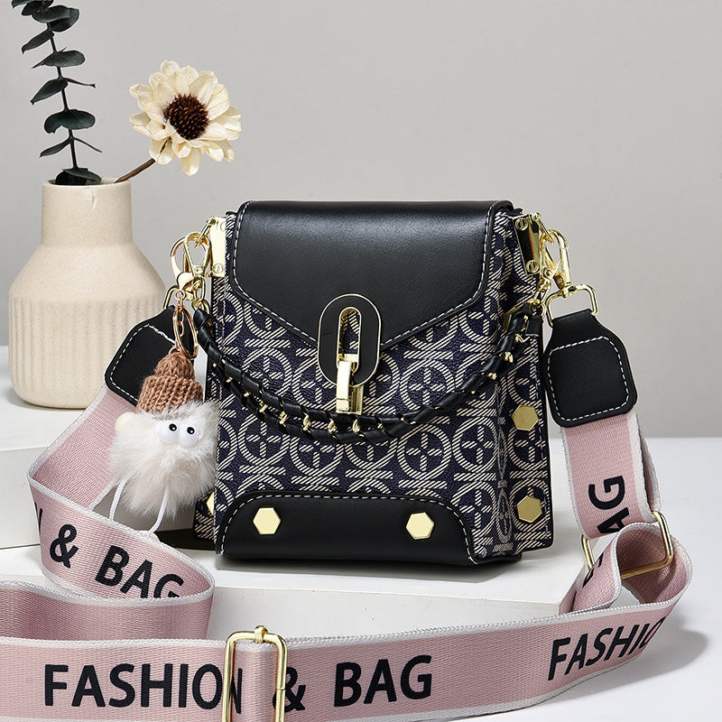 Geantă crossbody din piele la modă pentru femei