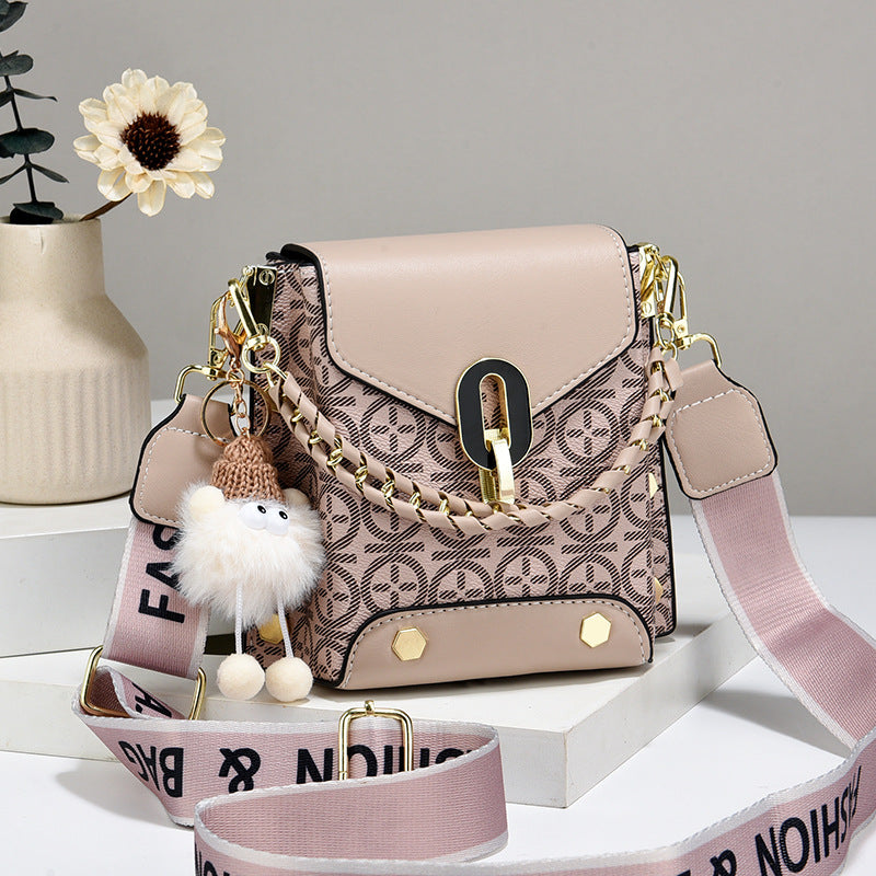 Geantă crossbody din piele la modă pentru femei