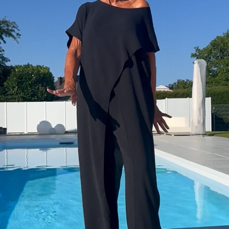 🌸Set top și pantaloni uni