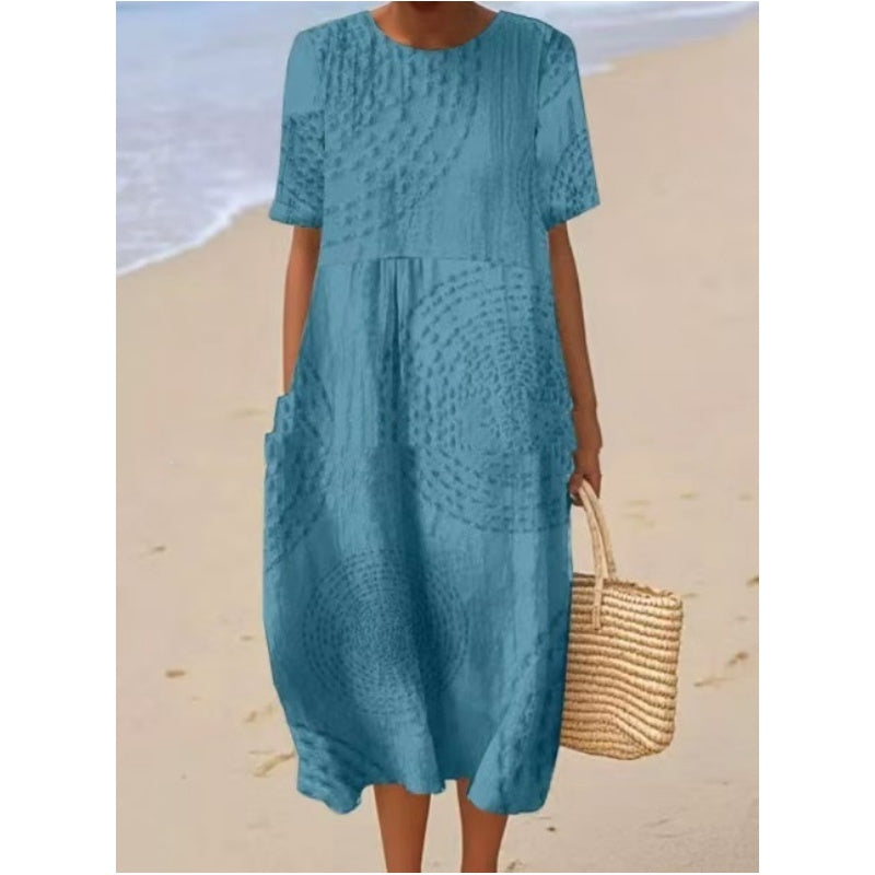 Rochie midi lejeră, casual, pentru femei