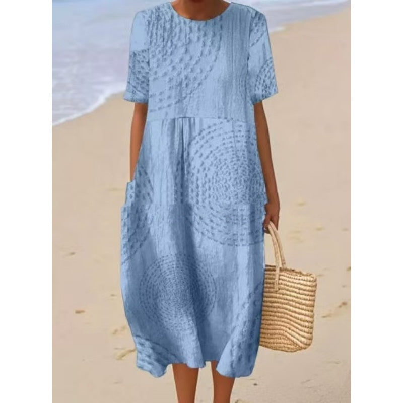 Rochie midi lejeră, casual, pentru femei