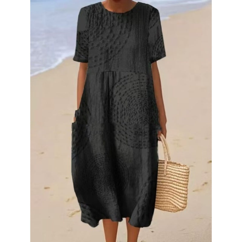 Rochie midi lejeră, casual, pentru femei