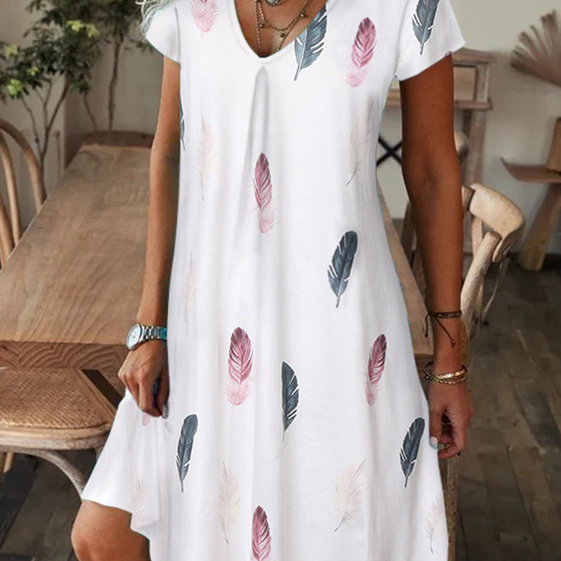 【M-3XL】🌺Rochie elegantă cu imprimeu floral