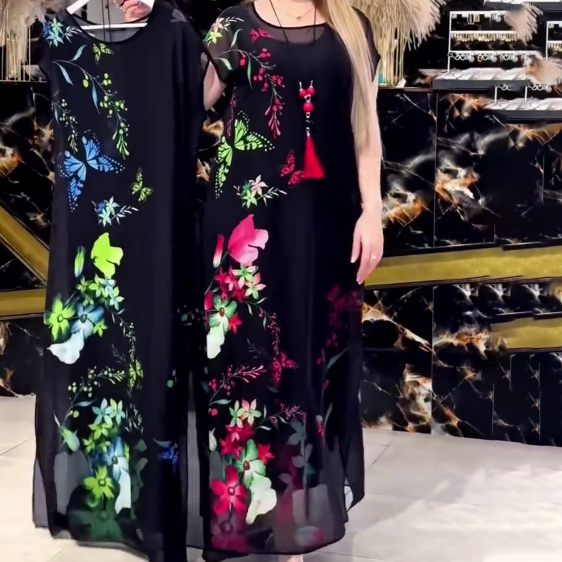 👗Rochii de tul florale elegante pentru femei🌸