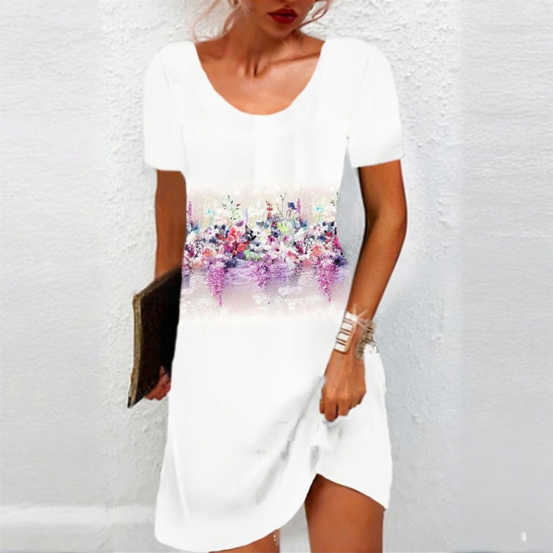 Rochie florală de zi cu zi pentru femei