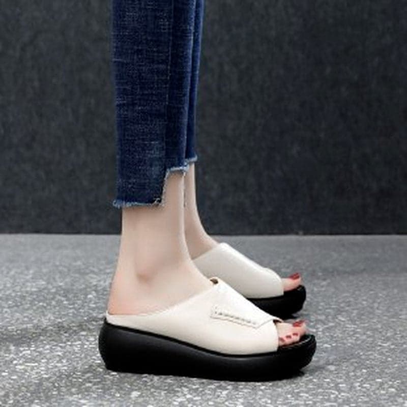 Sandale confortabile din piele