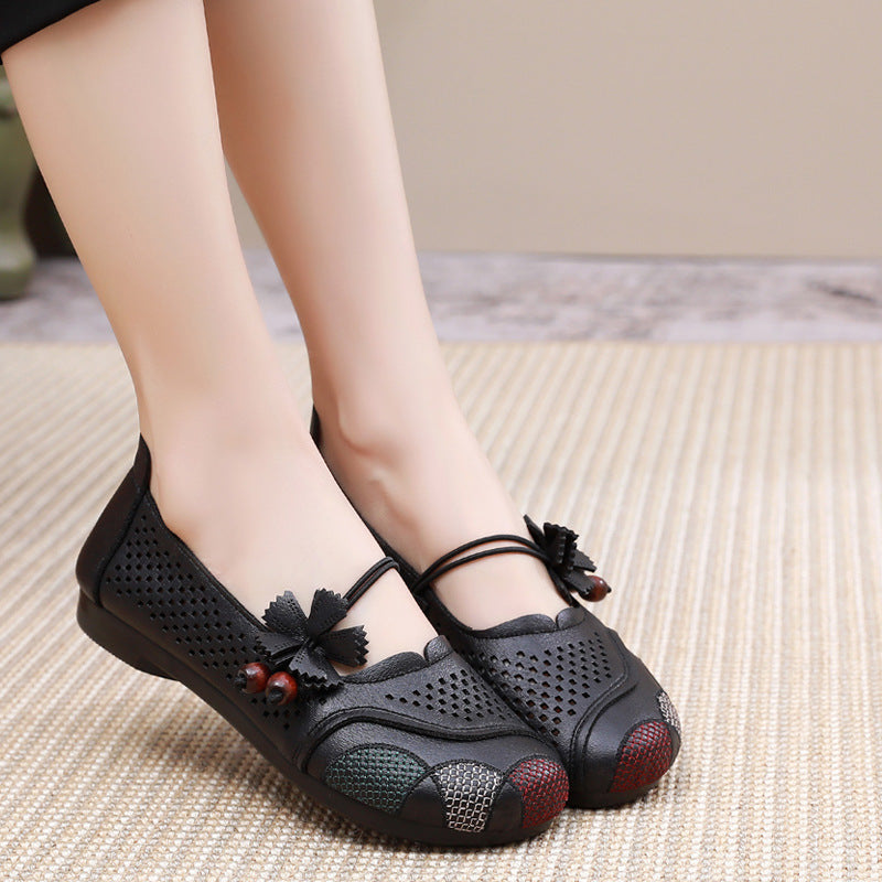 Femeile din piele confortabil respirabil Flats