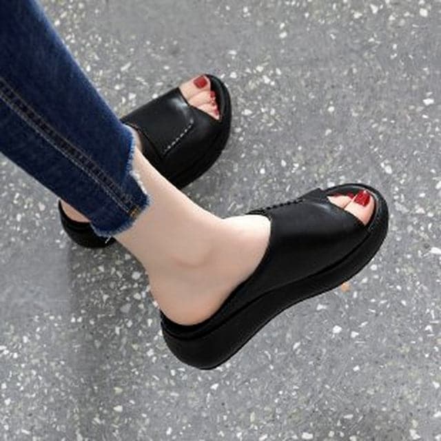 Sandale confortabile din piele