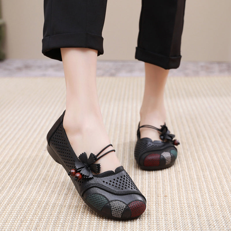 Femeile din piele confortabil respirabil Flats