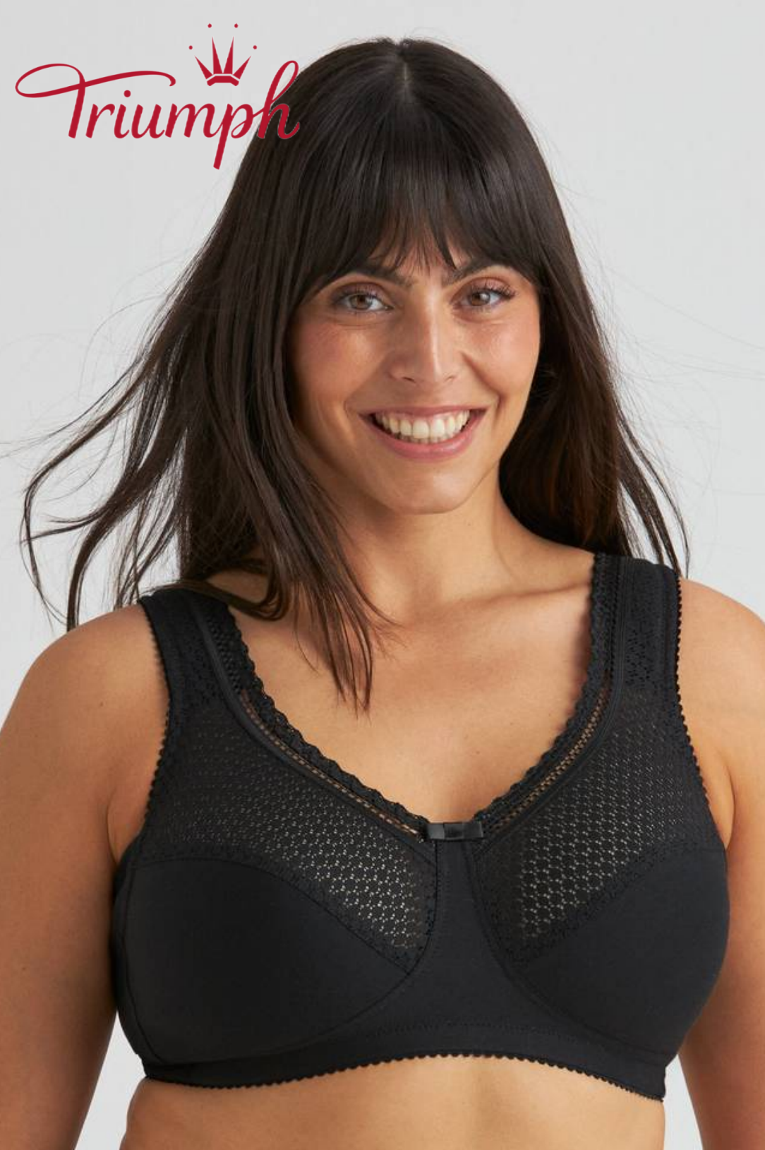 Triumph - set de 4 piese 🔥 Sutien confortabil din dantelă cu imprimeu