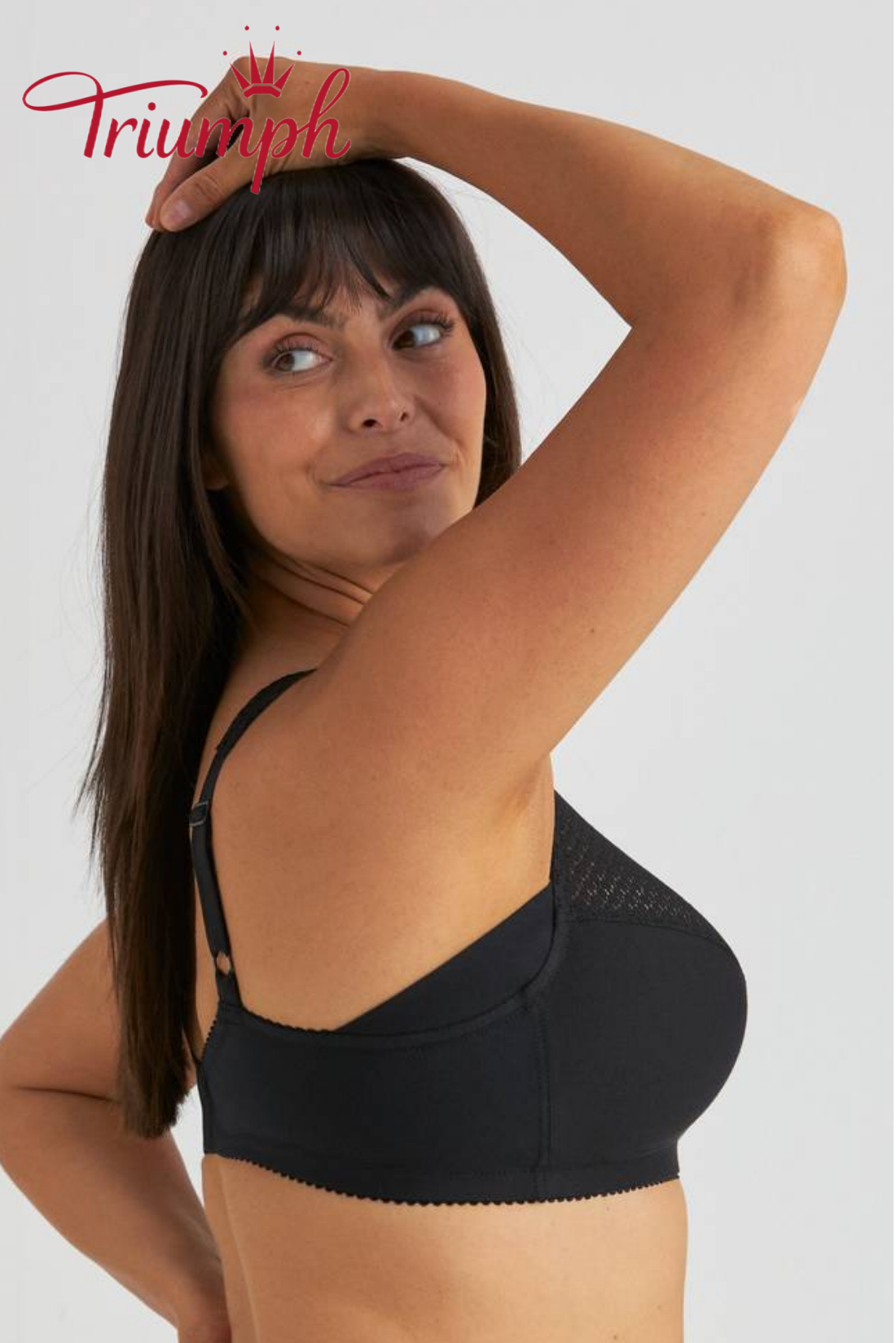 Triumph - set de 4 piese 🔥 Sutien confortabil din dantelă cu imprimeu