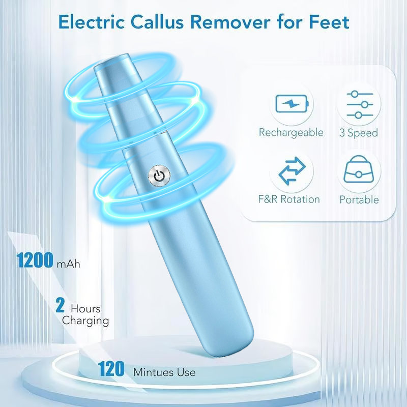 🔥 Dispozitiv electric pentru îndepărtarea calusului piciorului