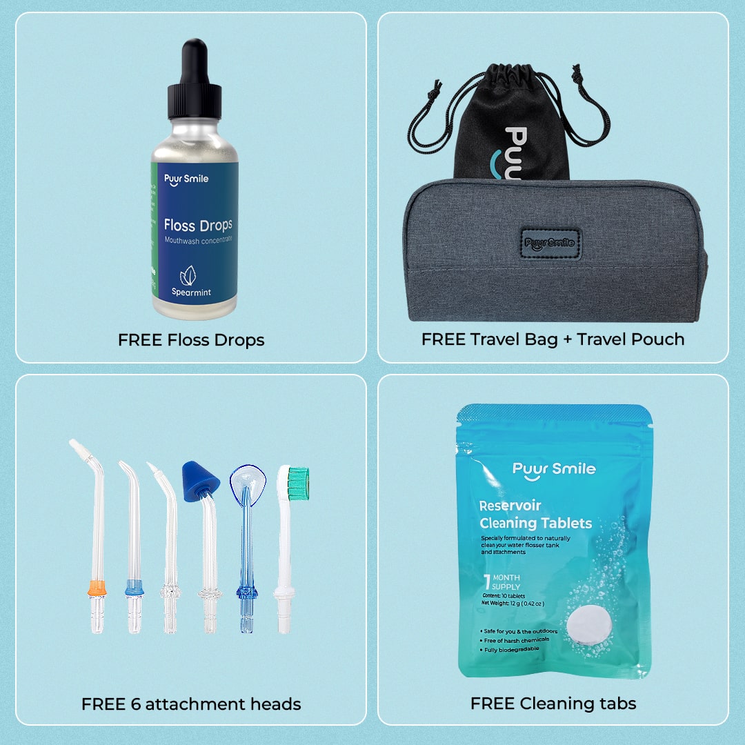 IRYLATOR DO ZĘBÓW PUURSMILE – 55% ZNIŻKI NA WYPRZEDAŻ Z OKAZJI CZARNEGO PIĄTKU + 4 DARMOWE PREZENTY