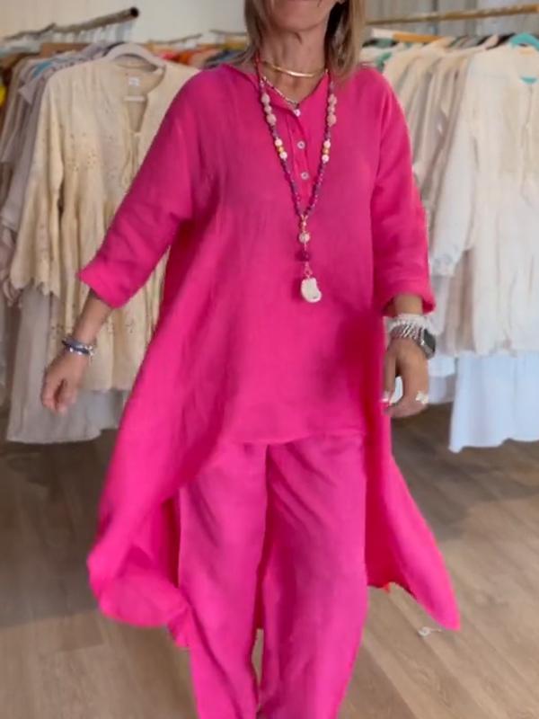 Costum de damă din in monocrom