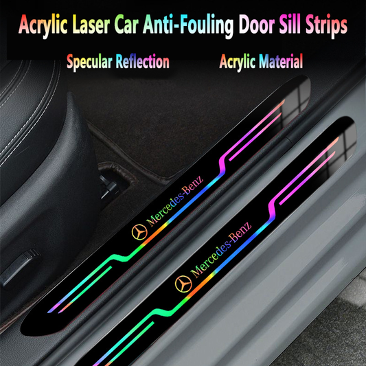 ✨Benzi acrilice cu laser pentru praguri auto anti-murdărire🎉4 buc🎉