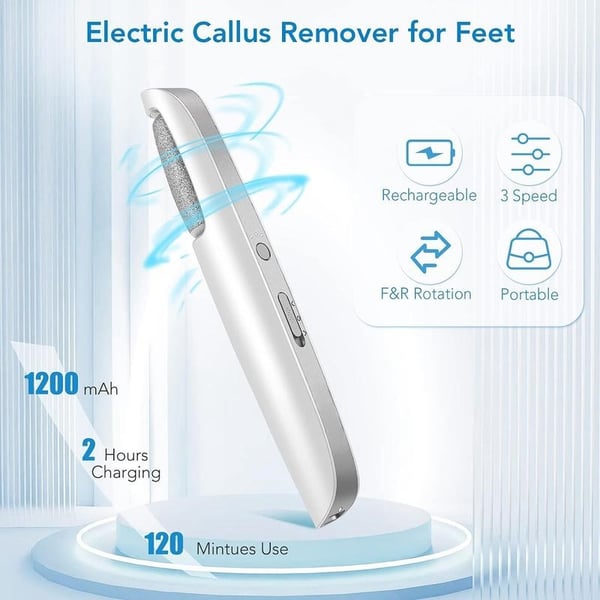 🔥 Dispozitiv electric pentru îndepărtarea calusului piciorului
