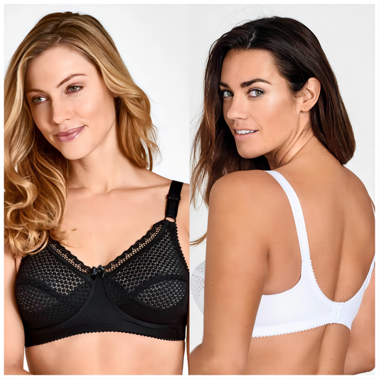 (4 buc) Lenjerie intima din bumbac pur cu buline