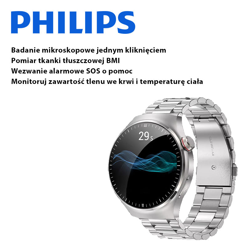 Inteligentny laserowy zegarek zabiegowy Philips (skanowanie całego ciała)