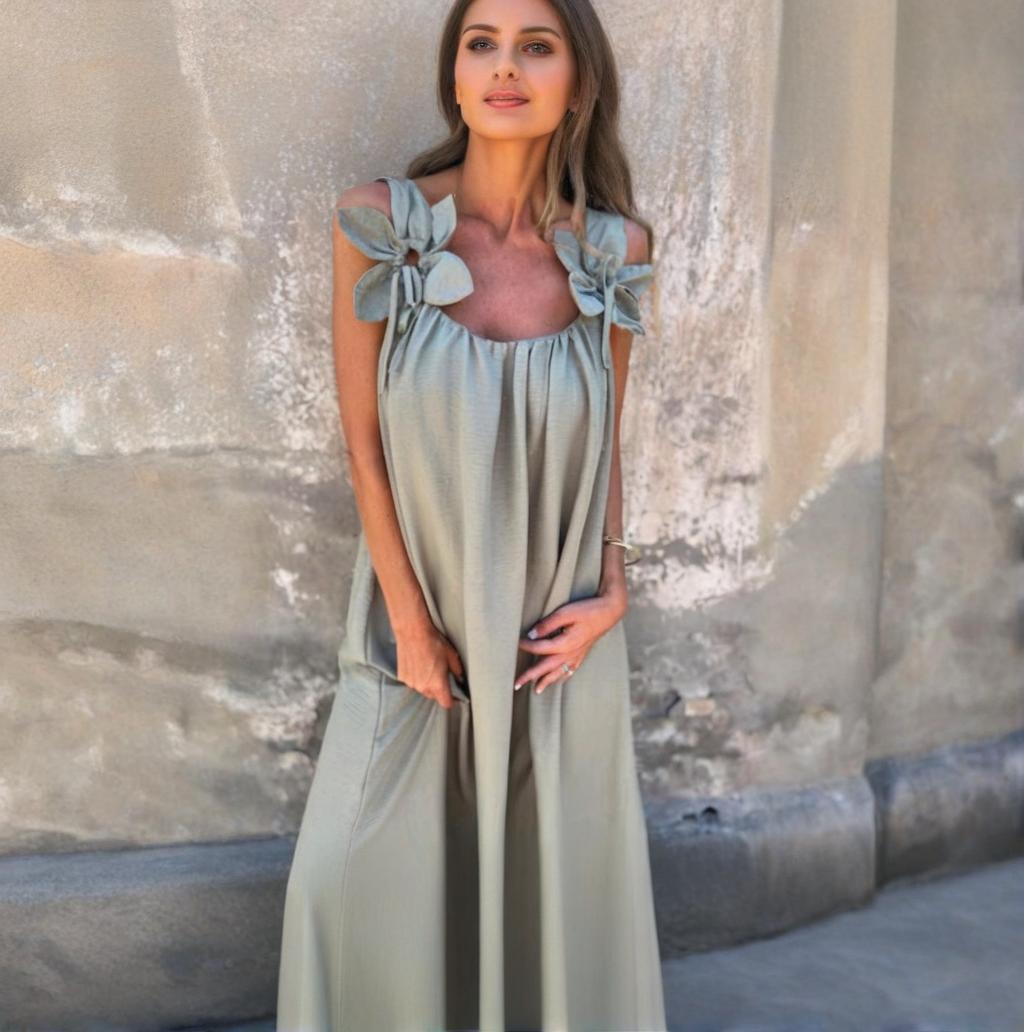 💐 Rochii elegante cu decolteu floral pentru femei