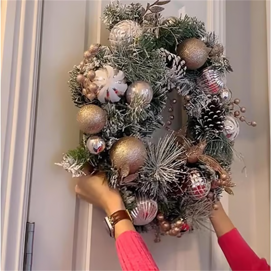 🏠Hak z przyssawką ze stali nierdzewnej do wieńców bożonarodzeniowych