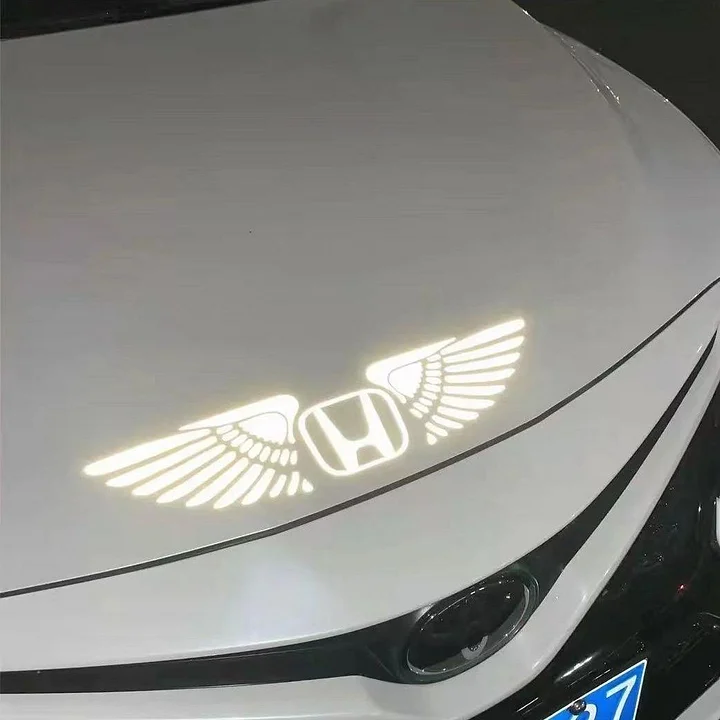 Laserowa naklejka na samochód 3D Angel Wings ✧4PCS✧