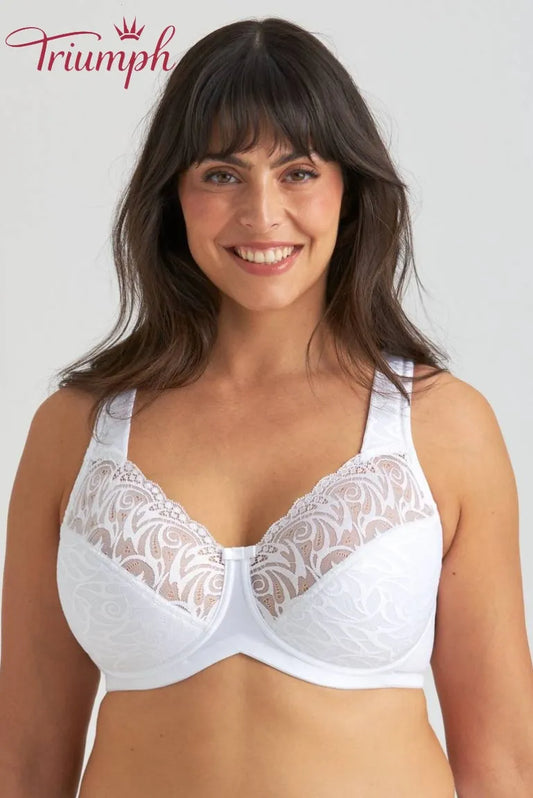 Triumph - 🔥Zestaw biustonosza z usztywnianymi miseczkami Flame Padded, trzyczęściowy