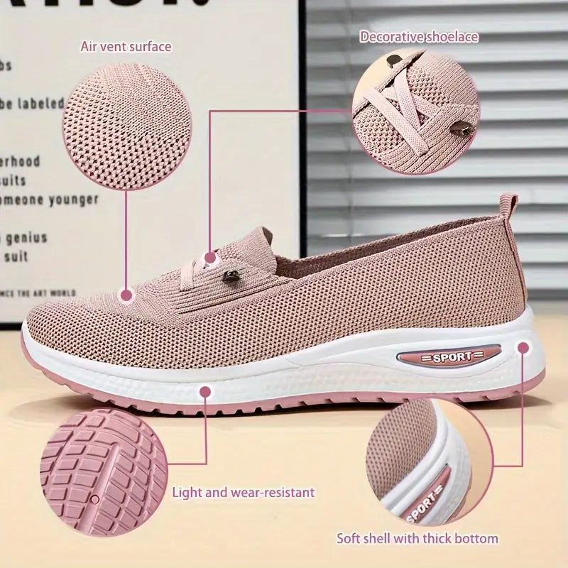 🔥Ultima reducere de 50% - pantofi de mers confortabil, respirabili, anti-alunecare, ortopedici pentru femei