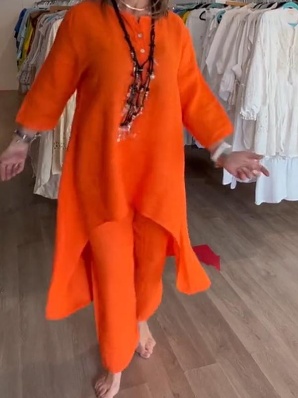 Costum de damă din in monocrom