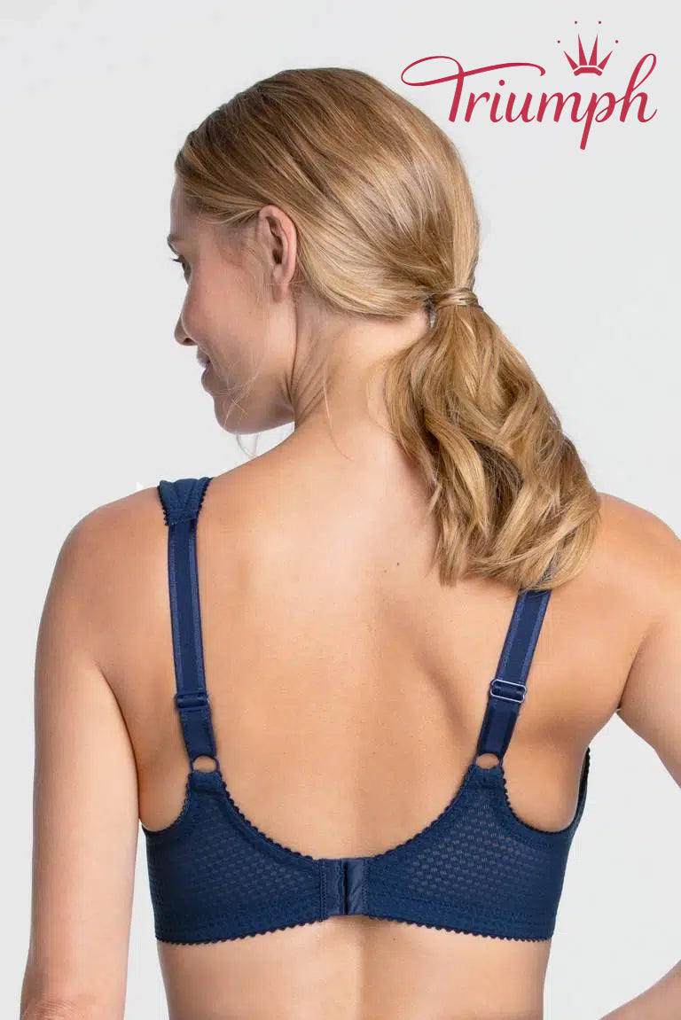 💖Triumph® Zestaw 3 sztuk ✨Wygodny bawełniany biustonosz w groszki