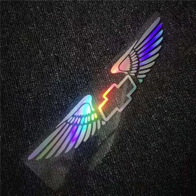 Laserowa naklejka na samochód 3D Angel Wings ✧4PCS✧