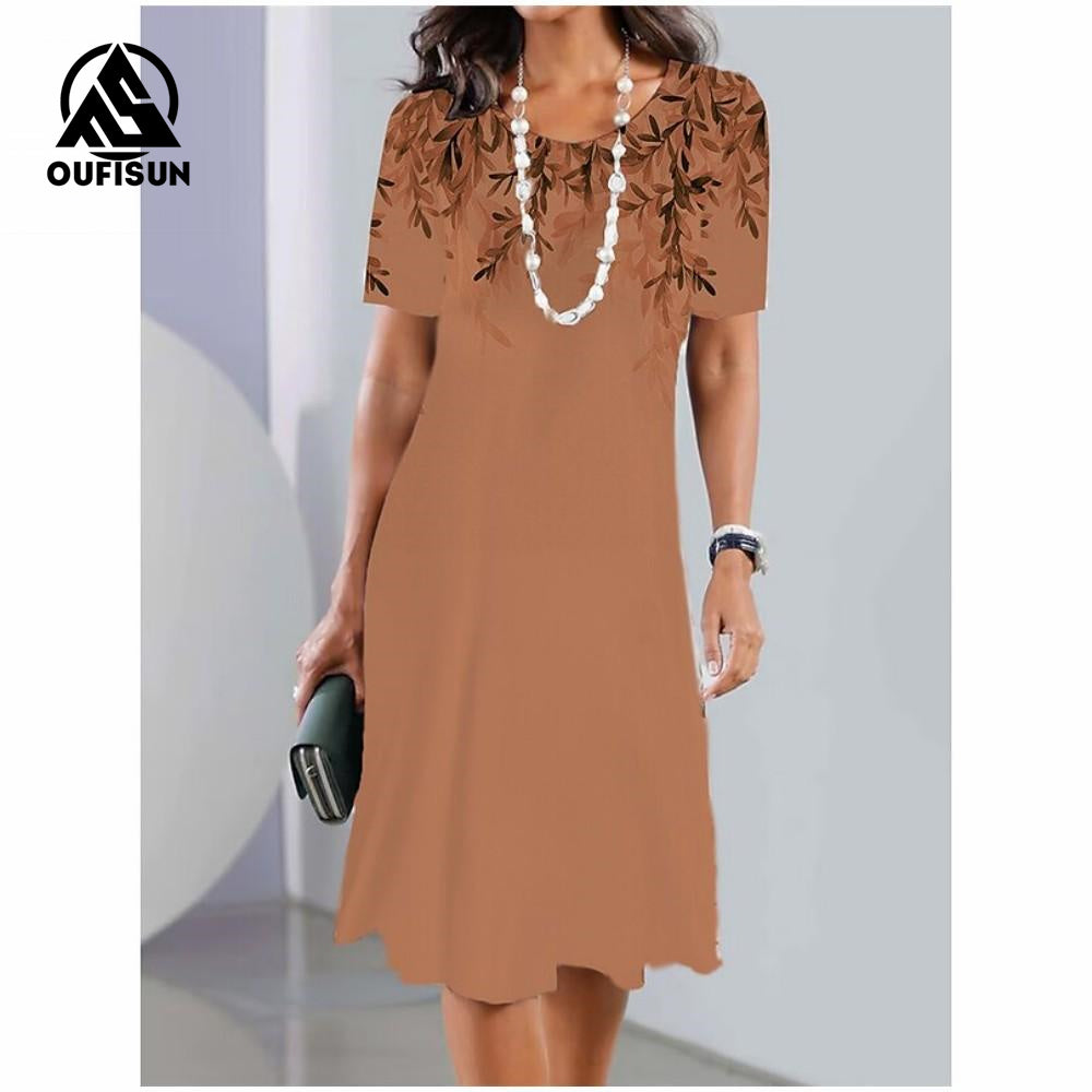 Rochii maxi cu maneca scurta cu imprimeu floral la moda Rochie lunga florala fluture