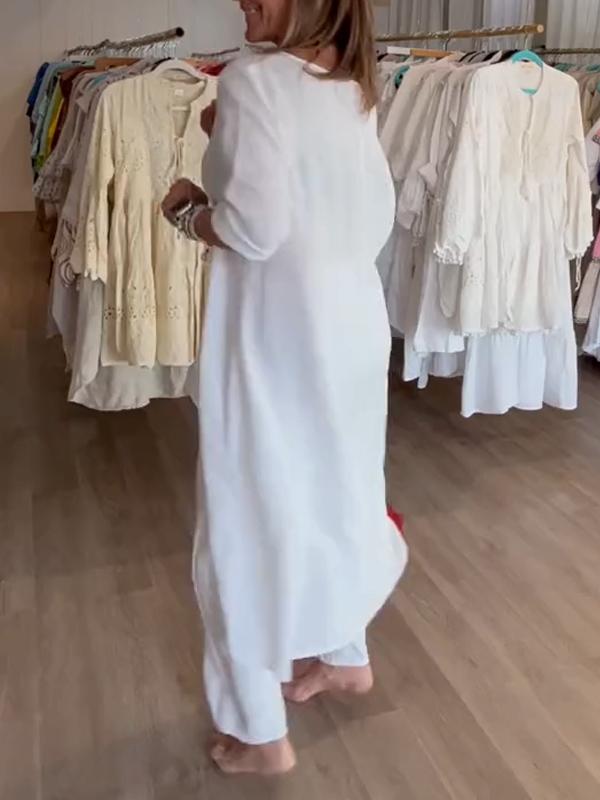 Costum de damă din in monocrom