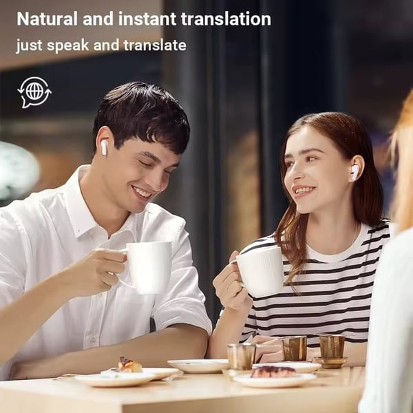 🏆Cel mai bine vândut număr 1 ⏰ Ultima zi 💎 Căști wireless OWS Bluetooth 5.4 cu traducere prin inteligență artificială (pentru iOS și Android)