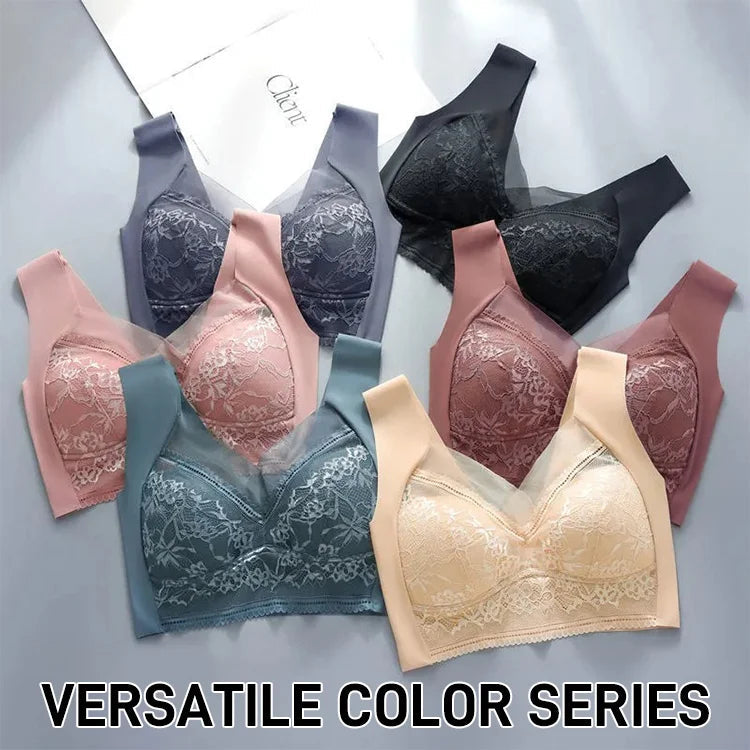 👙 Sutien din dantelă pentru femei super confortabil și moale, fără inel de oțel【✨1 + 1 gratuit】