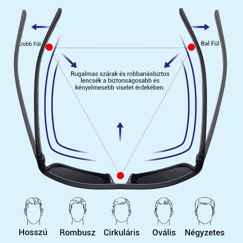 👓 Modne, lekkie okulary przeciwsłoneczne dla mężczyzn