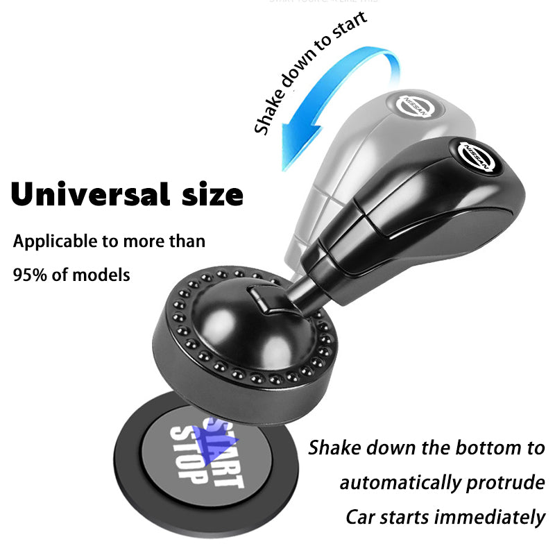 Samochodowy przycisk włącznika zapłonu z jednym dotknięciem