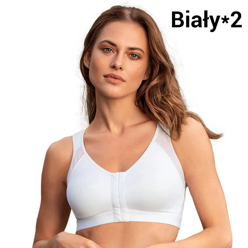 💝Biustonosz Bezprzewodowy z Zapięciem z Przodu dla Kobiet