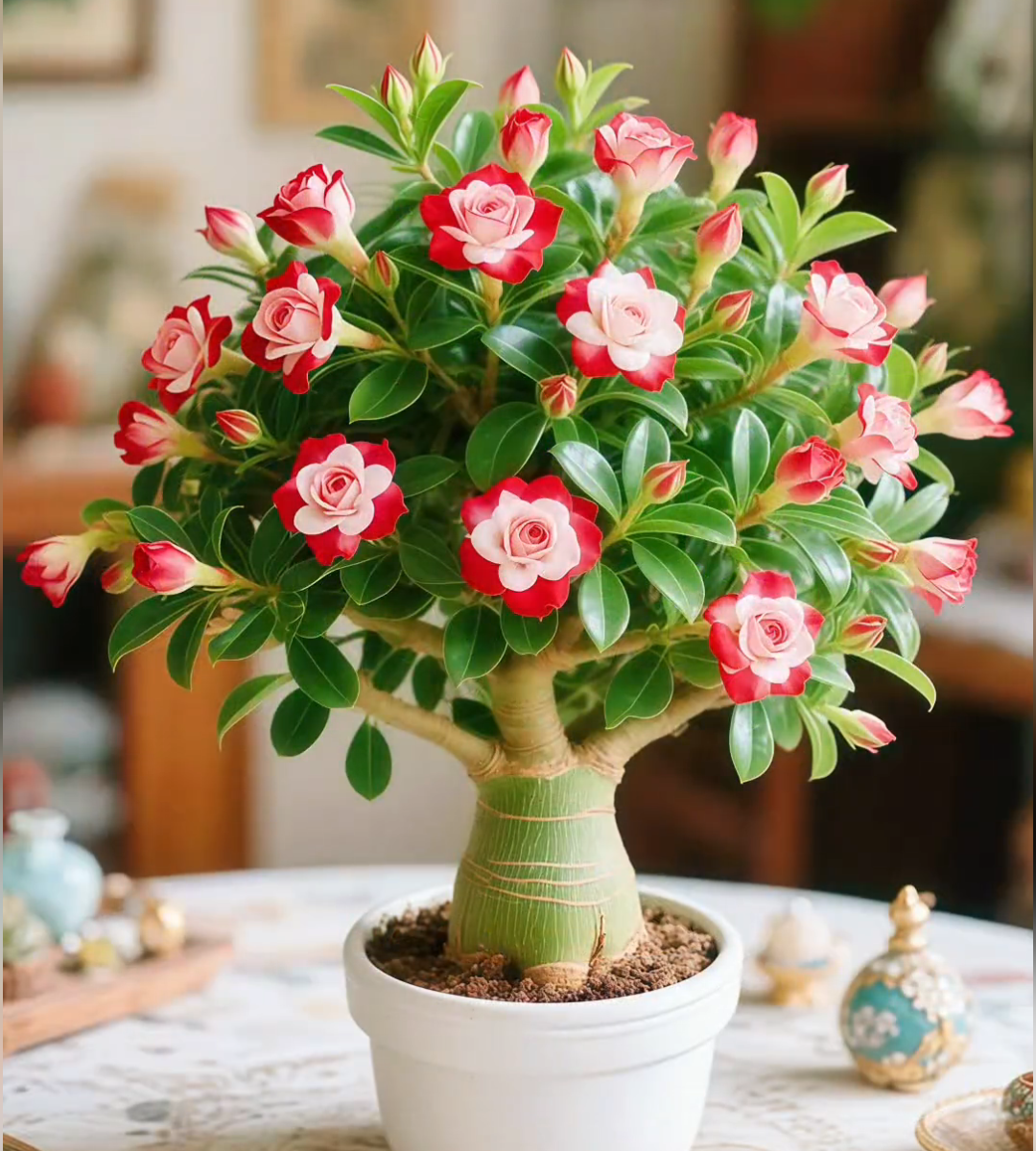 🌵 Trandafir de deșert – flori exotice, frumusețe naturală! 🌺✨