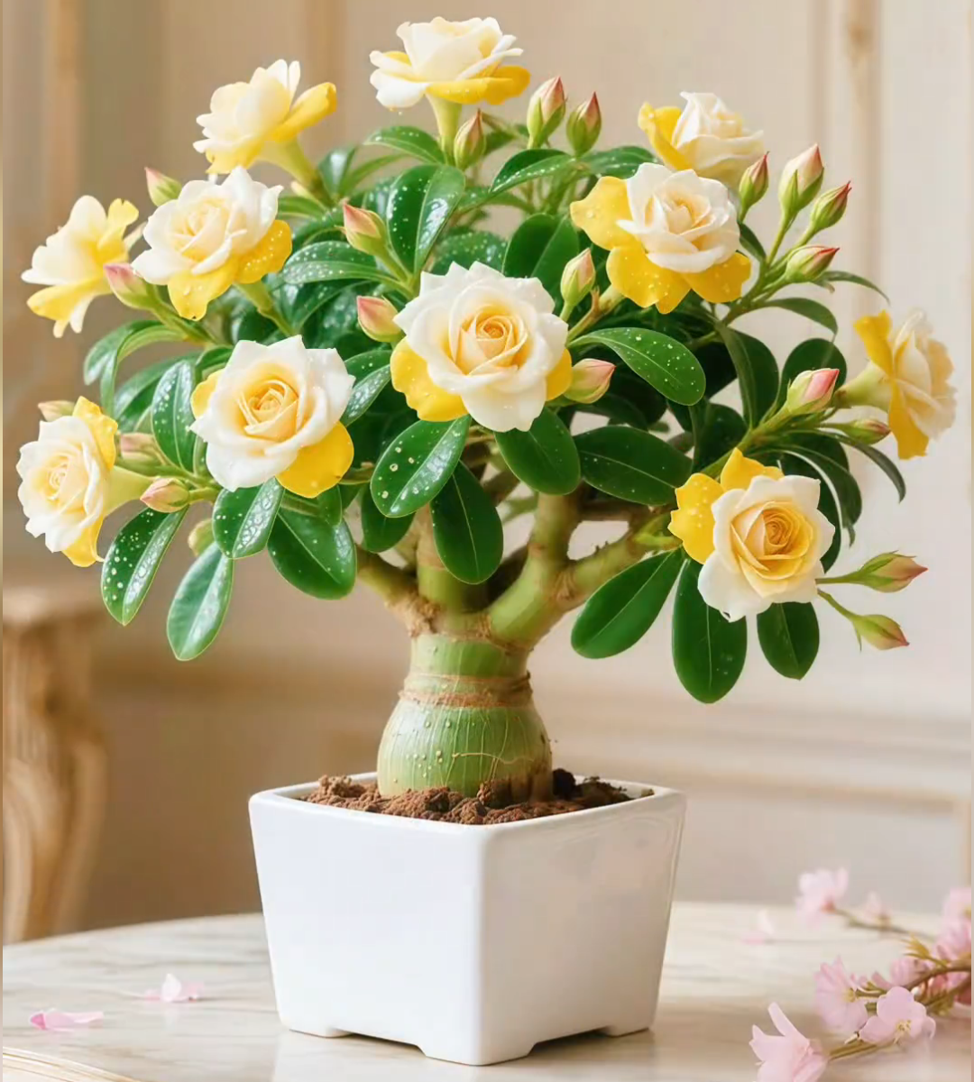 🌵 Trandafir de deșert – flori exotice, frumusețe naturală! 🌺✨