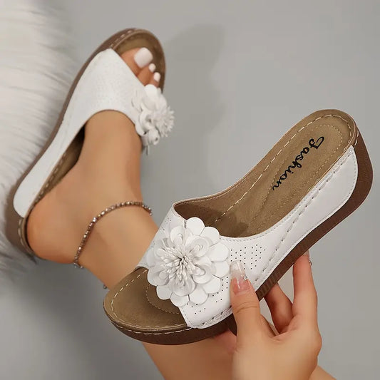 🔥 Ultima zi 50% reducere - Sandale florale dama