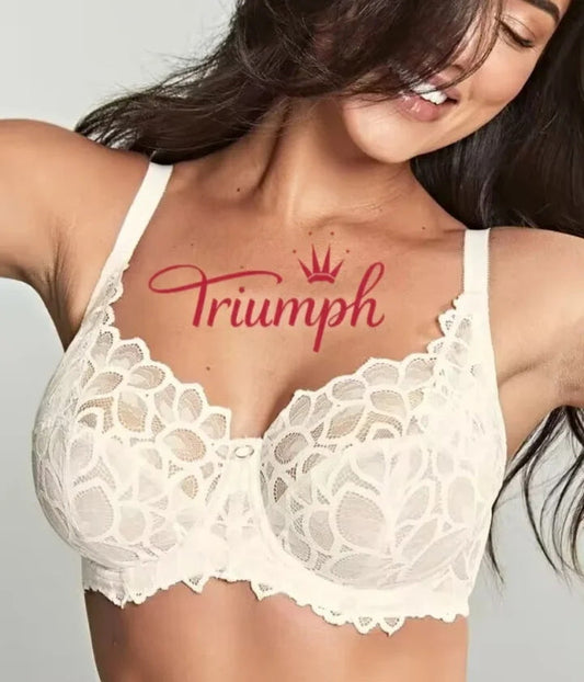 Triumph - Biustonosz Full Cup z haftowaną koronką (3 szt.)