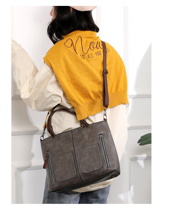 👜Geanta de umar din piele vintage de dama