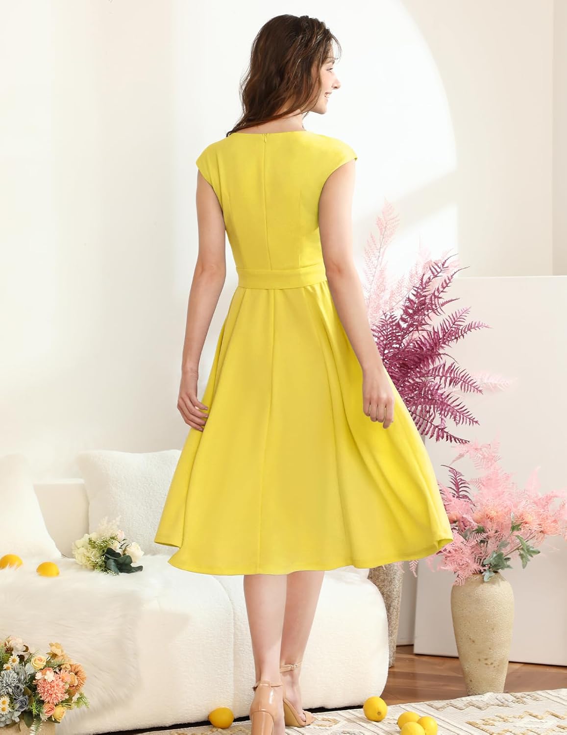 Sukienki koktajlowe DRESSTELLS dla kobiet, formalne suknie ślubne, skromne suknie balowe na przyjęcie w kościele w 2025 roku