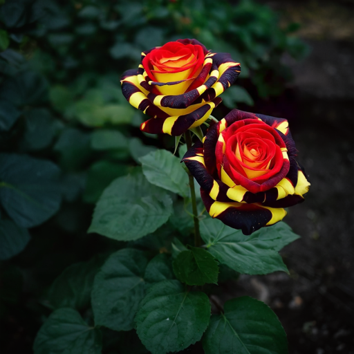 Rzadka róża "Firebird" - Love Flower