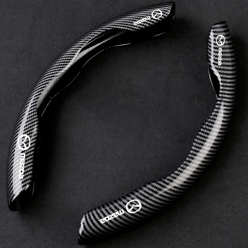 🔥Huse noi universale pentru volan din fibră de carbon (2 buc)❗Compatibile cu toate modelele